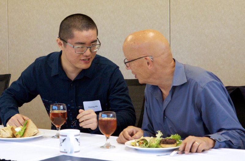 The Advance Team had the opportunity to have lunch with the China's Global Rise symposium speakers