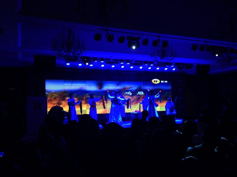 Inner Mongolian cultural presentation at the opening ceremony of the Voices of the Future program