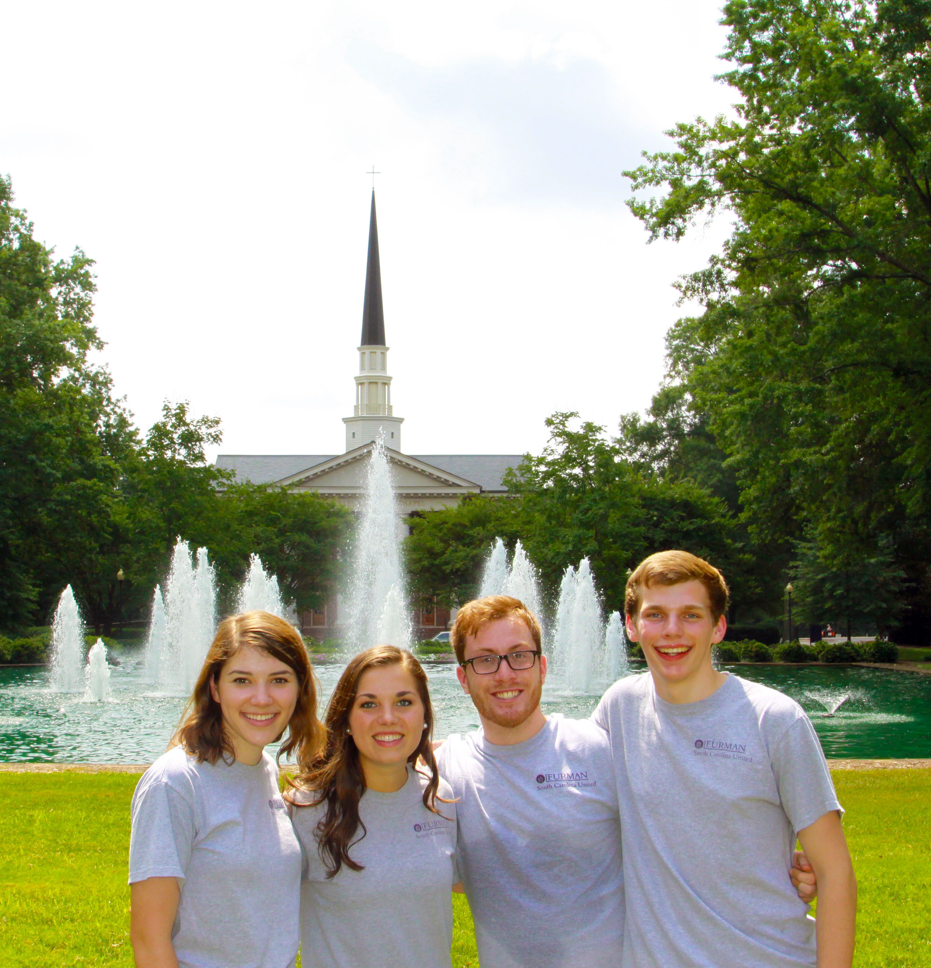 South Carolina United 2015 counselors Delaney Dalton, Jamie Brill, Abram Edgar, & Noah Zimmerman