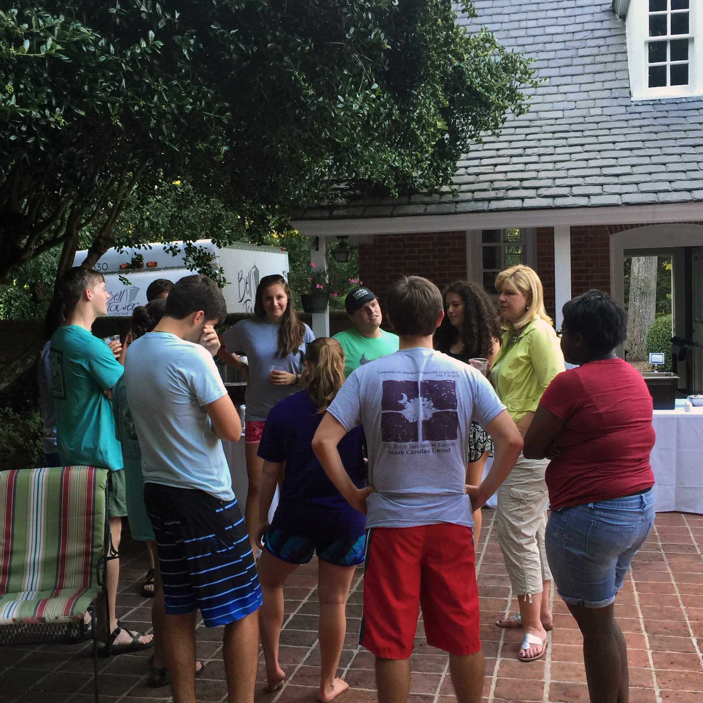 South Carolina United 2015 with Furman University President Elizabeth Davis