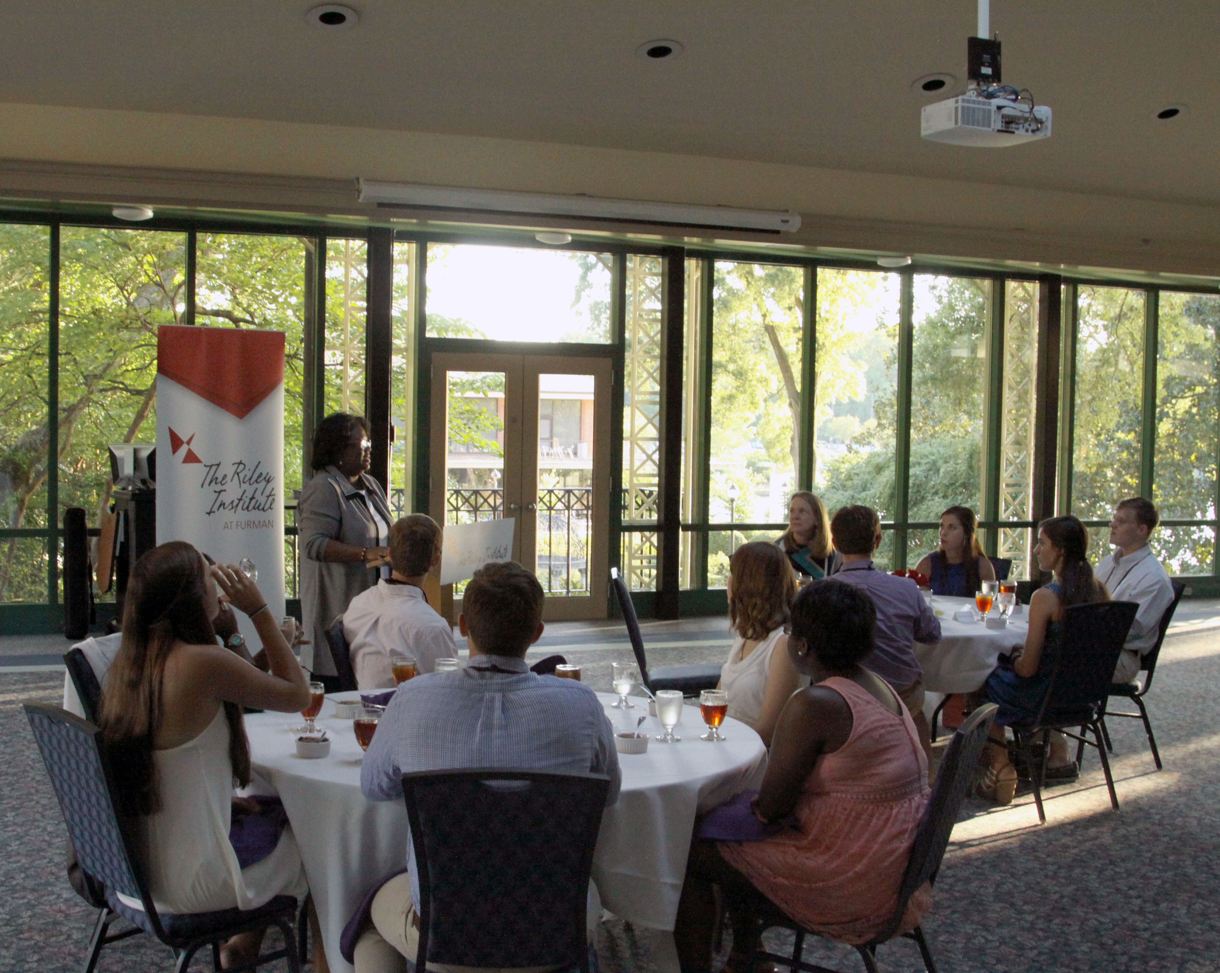Rep. Chandra Dillard addresses South Carolina United 2015 students