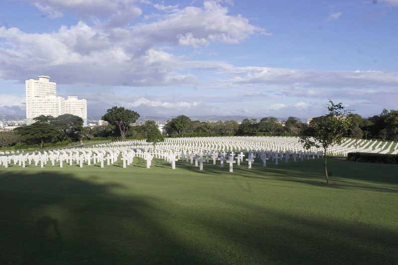 The Manila American Cemetery has the largest number of graves of any cemetery for U.S. personnel who died during WWII.