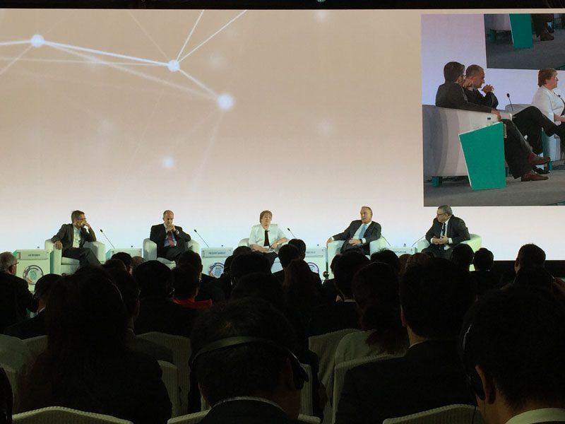 Heads of State, academics, and moderators shared the stage for important discussions at the APEC CEO Summit
