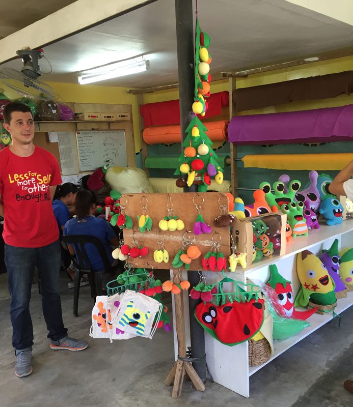Making these stuffed animals is one of the social entrepreneurship projects at GK Farm