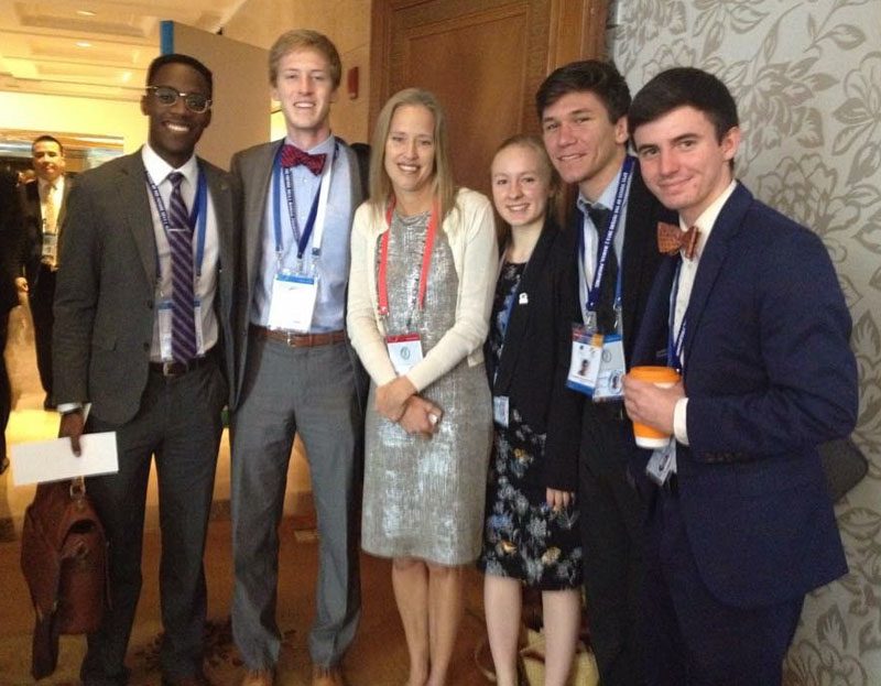 Some VOF delegates got to speak to and take a picture with Wendy Kopp, founder of Teach for America