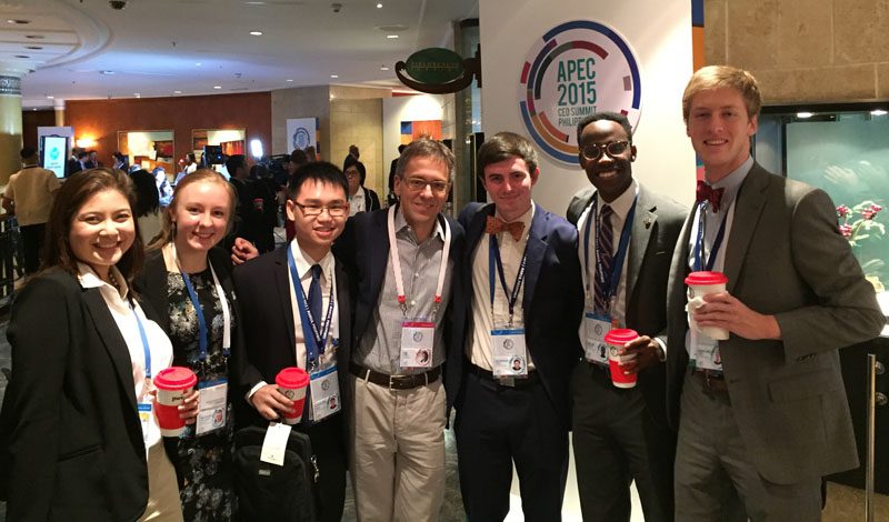 Some VOF delegates got the chance to speak with Ian Bremmer, president of Eurasia Group, a global political risk research firm