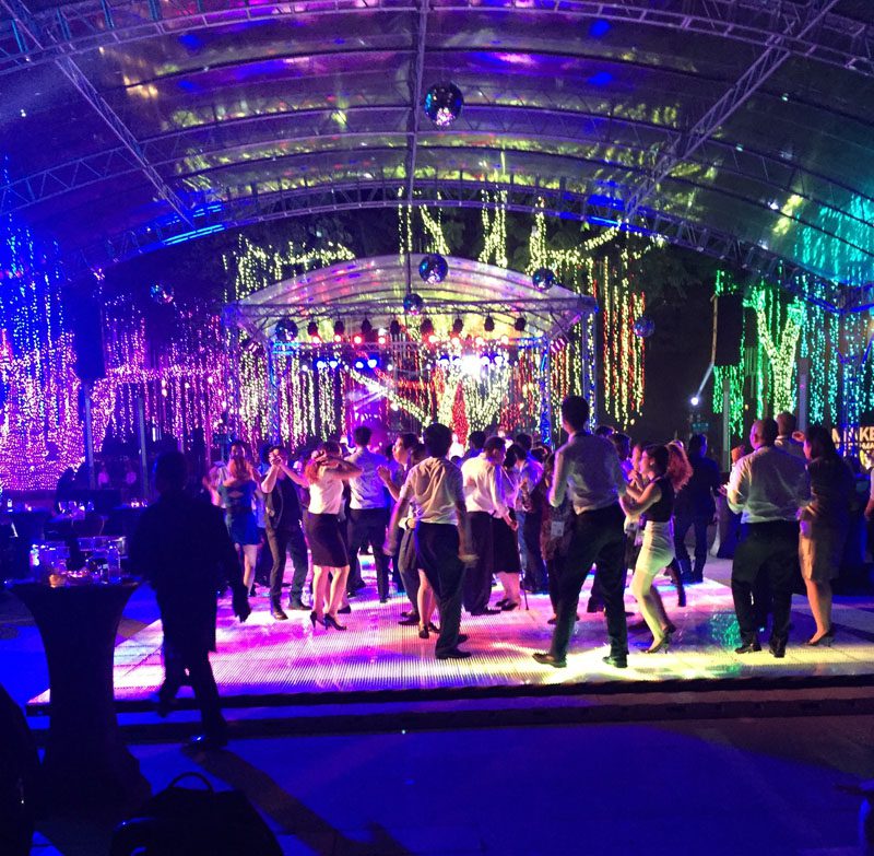 Everyone enjoyed getting together for some dancing after a long day of APEC meetings.