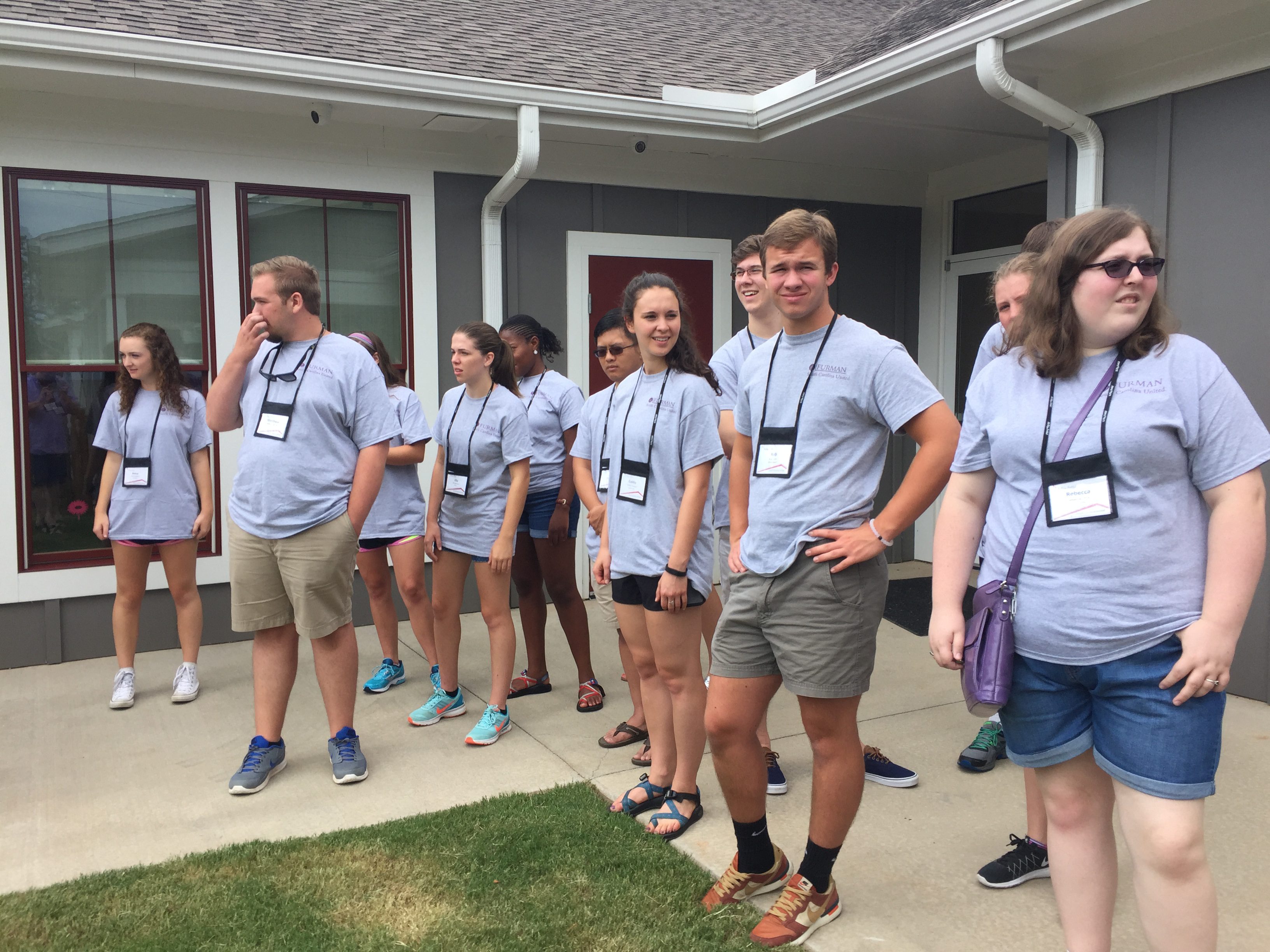 SC United 2016 students get ready to play with A Child's Haven students