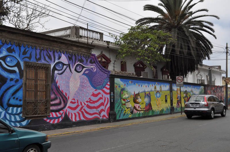 Beautiful artwork throughout Lima