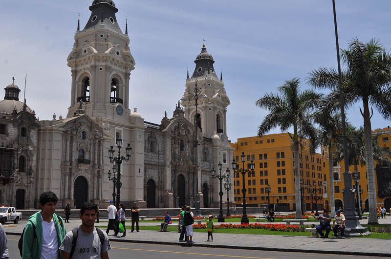 More buildings in the Historic Centre downtown Lima
