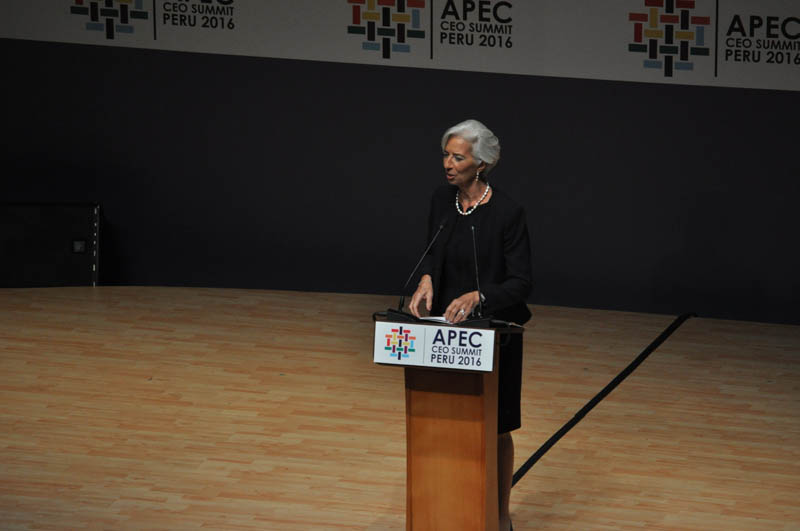 Christine Lagarde, Managing Director of the IMF