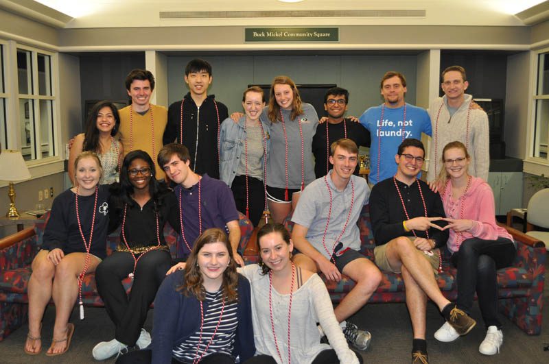 The graduating Advance Team members! Congratulations to all of you. You will be missed!