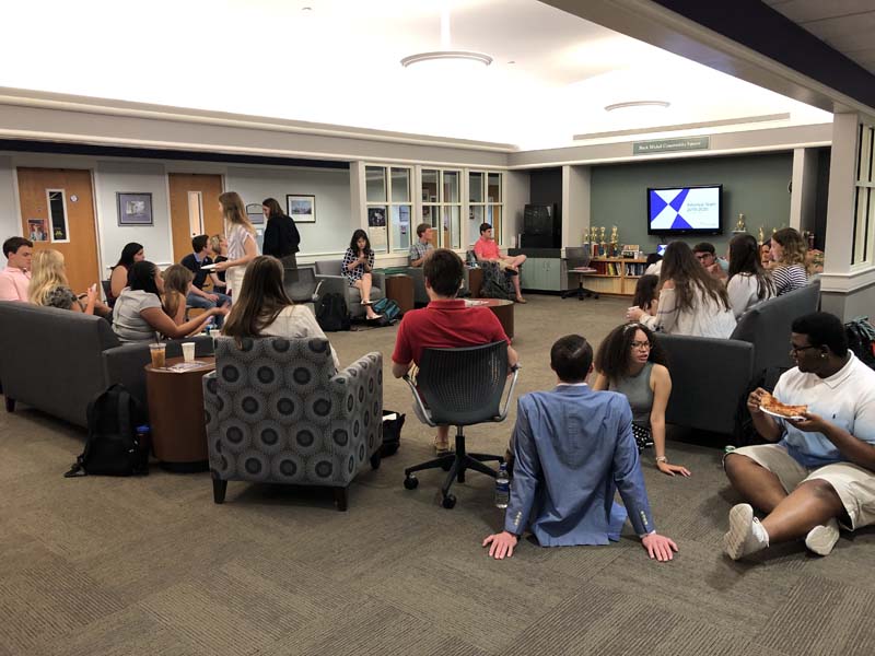 Advance Team members enjoying the end of year party!
