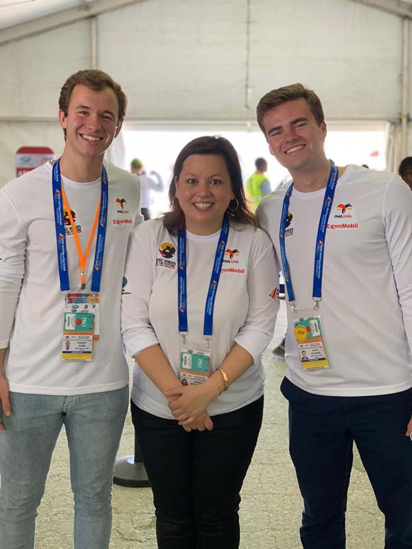 (l-r): Rob Cain, Jessica Hennessey and David Cousar