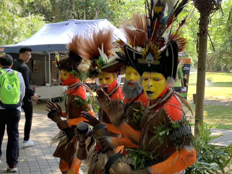 The students visited the Konebada Resort in Boera Village