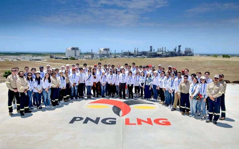 Students from the 21 member economies at PNG LNG. PNG LNG is an integrated development that is commercialising the gas resources of Papua New Guinea.