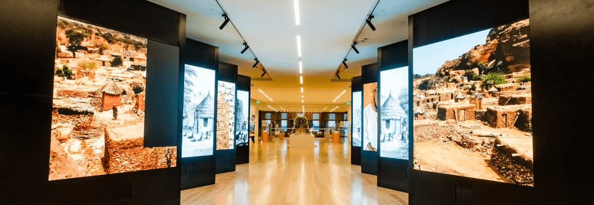 Interior image of the International African American Museum.