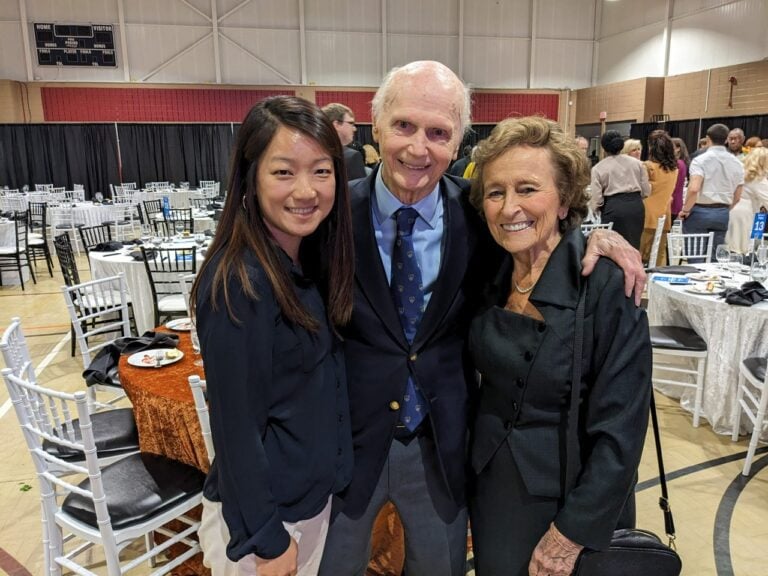 Megan Dodgens, Richard Riley, and Betty Farr