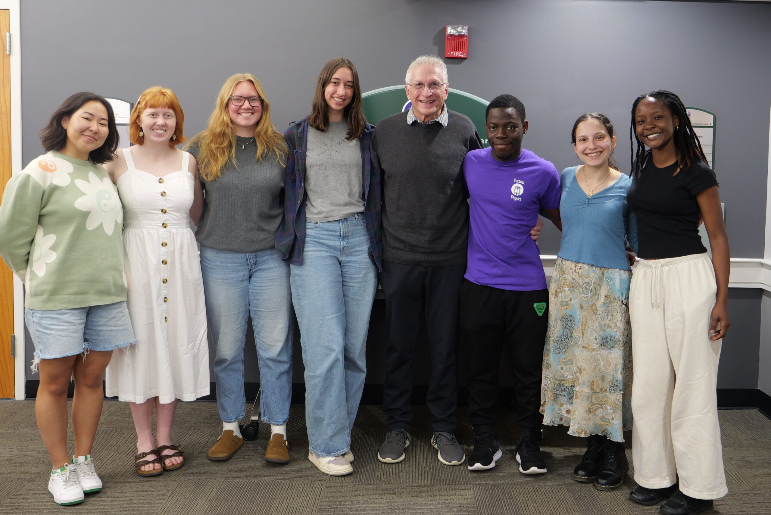Student Fellows with Dr. David Shi