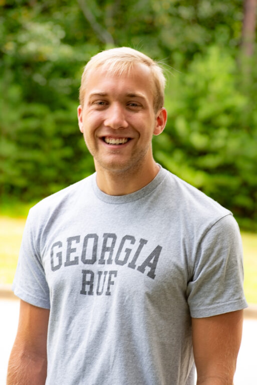 Caucasian male smiling