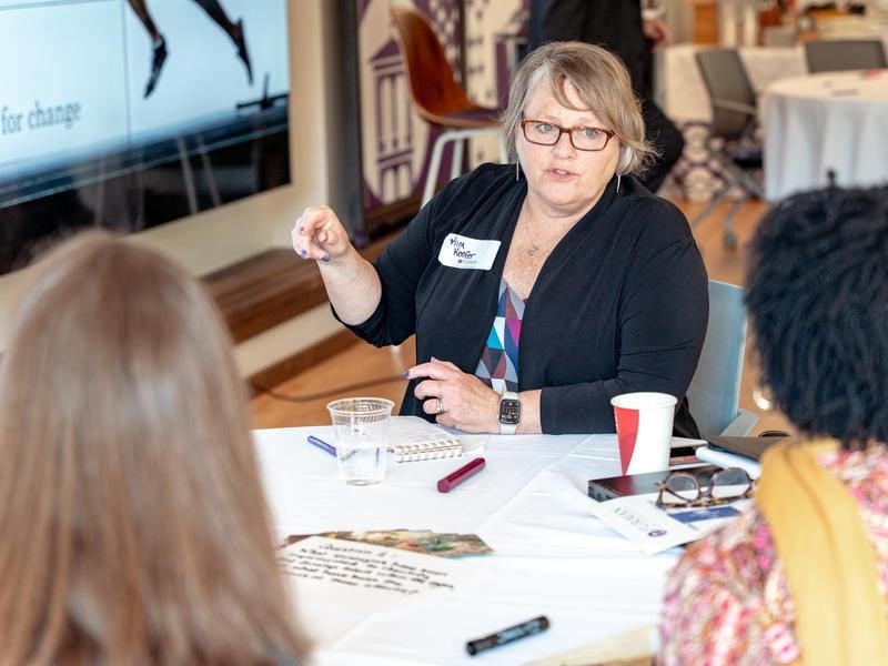 Kim at workshop