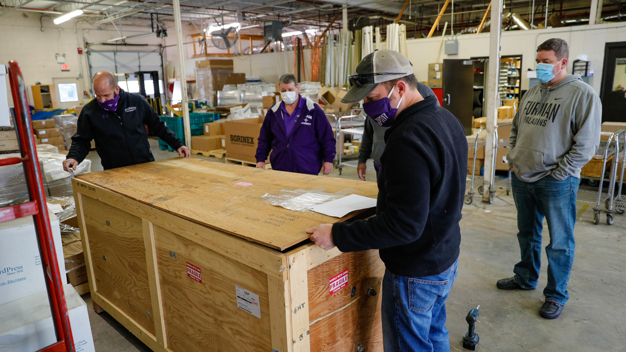 Box being opened up