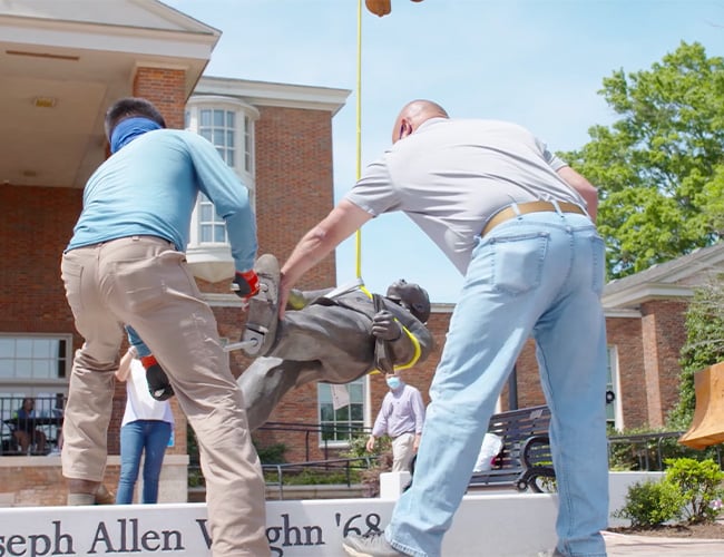 Joseph Vaughn Statue Unveiling