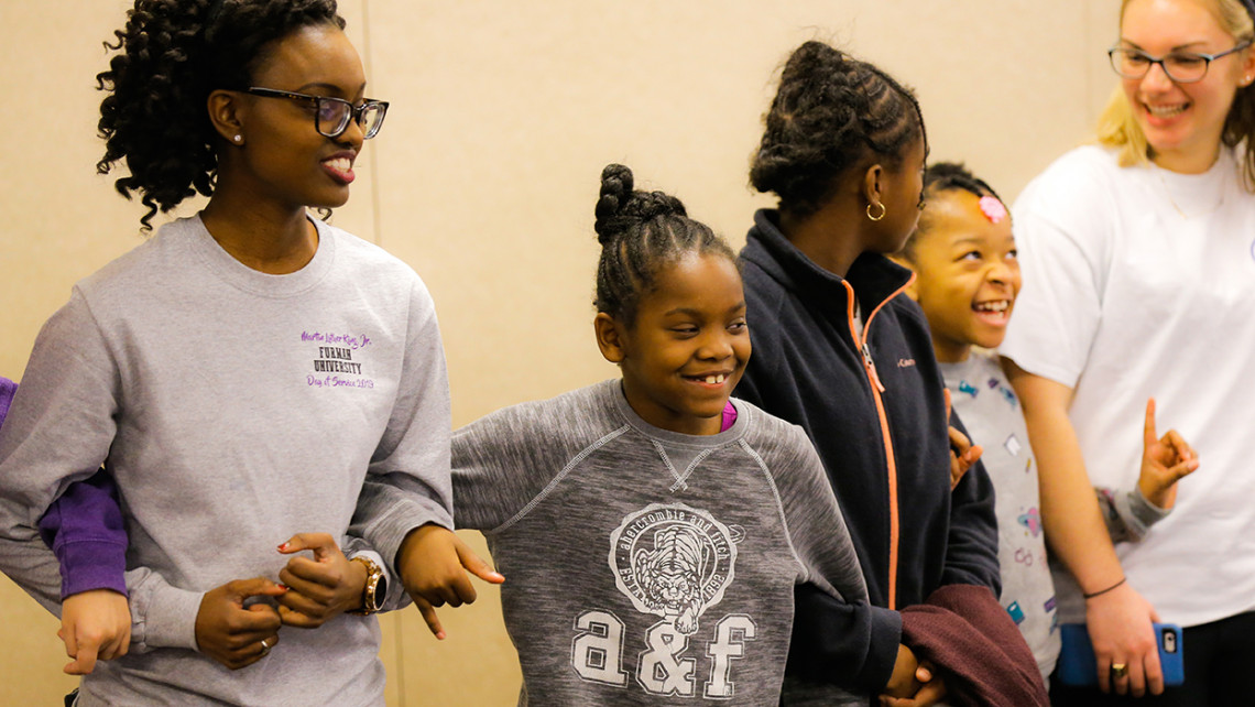 Volunteers gather for MLK Day of Service