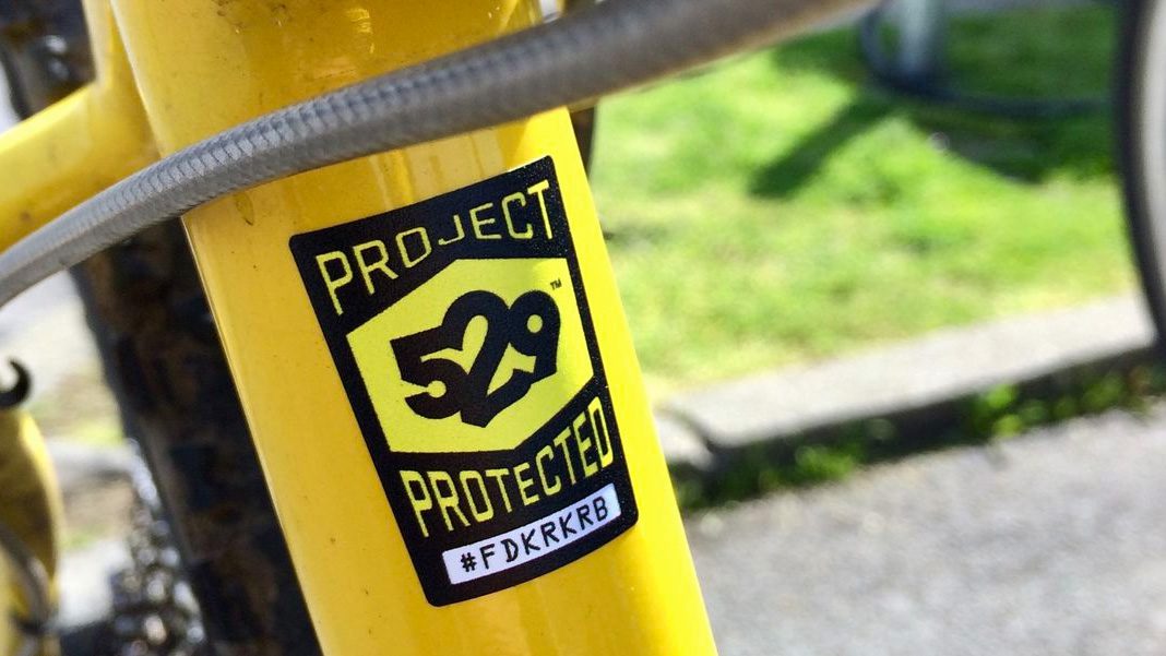 Project 529 Protected Bike sticker