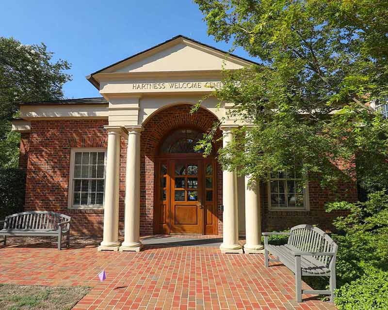 Hartness Welcome Center, front view