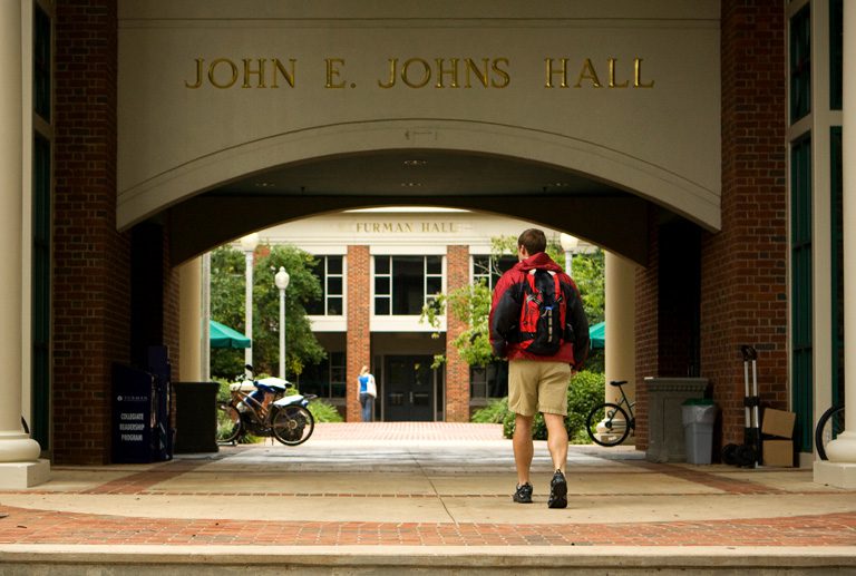 The Johns Hall archway 
