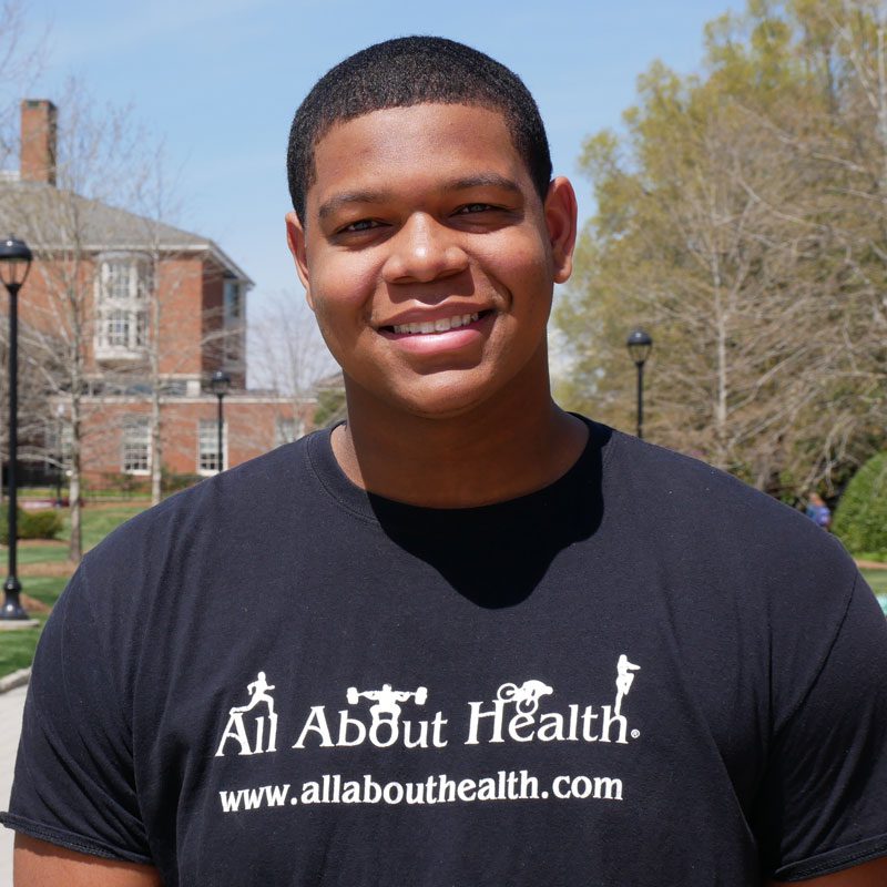Cole Neely pictured on campus