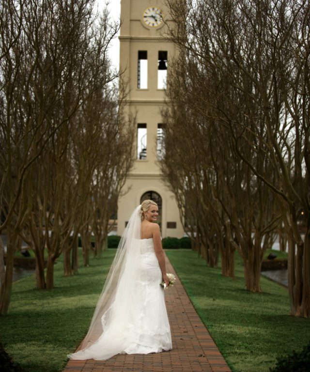 Bride at Bell Tower